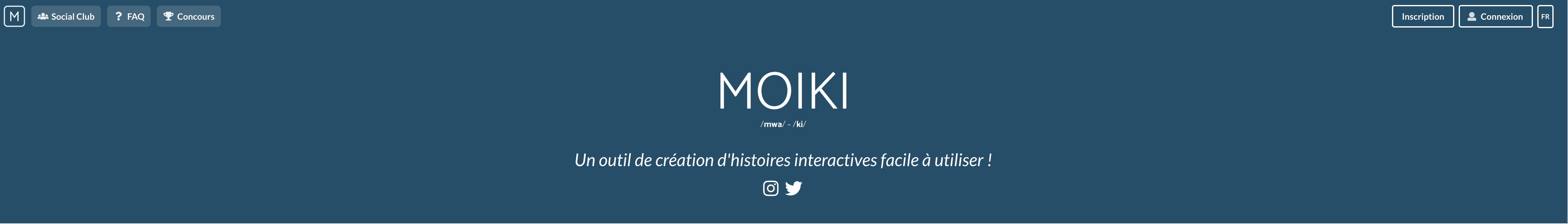 Moiki – Un outil de création d’histoires interactives.